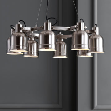 Liam 20" Metal LED Chandelier - JONATHAN Y
